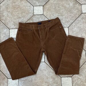 J. Crew Men's Brown Corduroy Pants